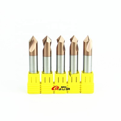 RLD 2 flutes diameter 12mm angle 90 solid carbide spot chamfer cutter drill bit for cutting steel