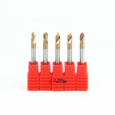 RLD cnc solid carbide 4mm angle 90 spot chamfer cutter drill bit for steel