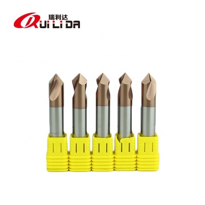 Sand blasting customized steel chamfer end mill