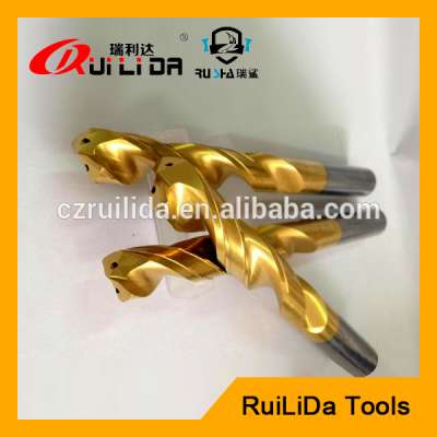 RLD tungsten carbide inner coolant coated drill bit from china factory